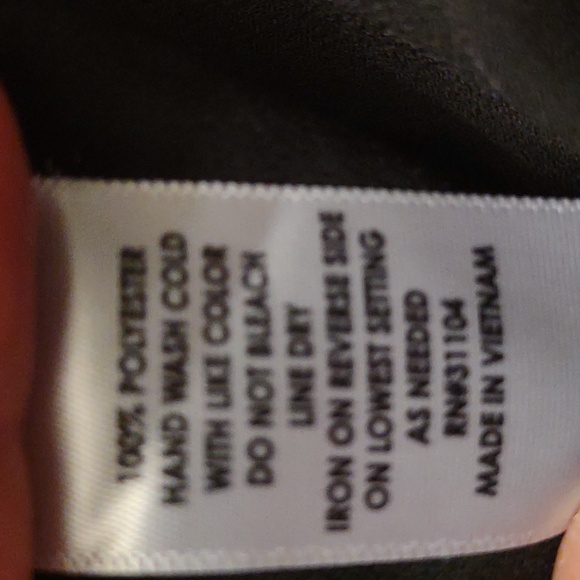 Kim Rogers "Curvy" Size 3X,  Black with Silver - Picture 3 of 3